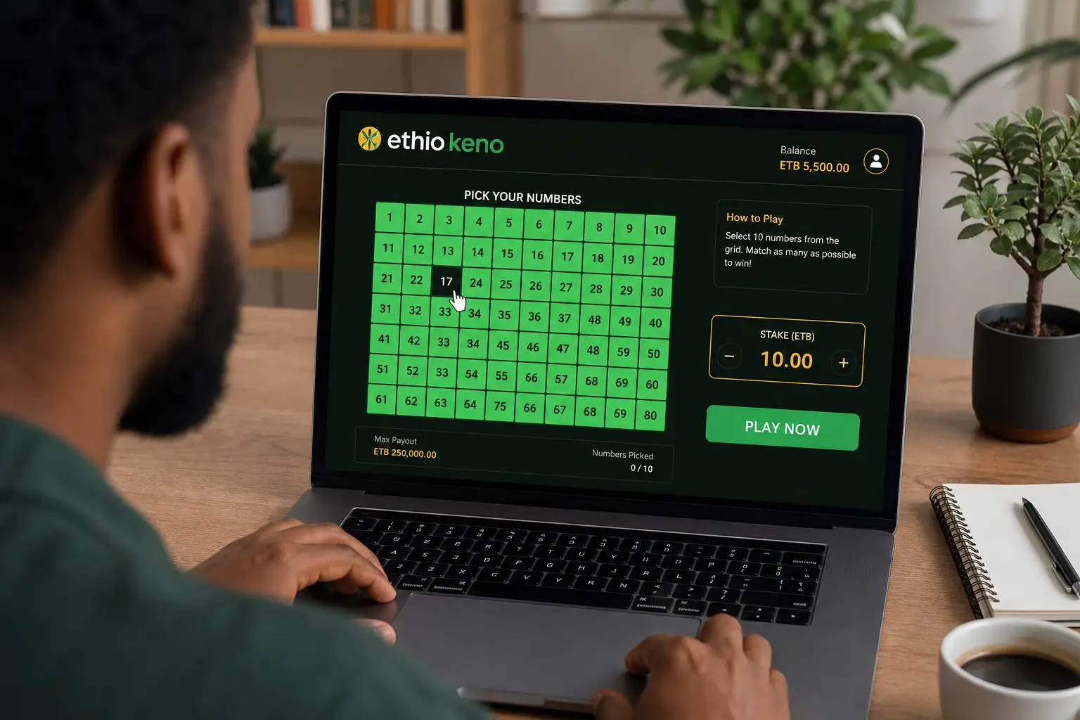 How Ethio Keno Works