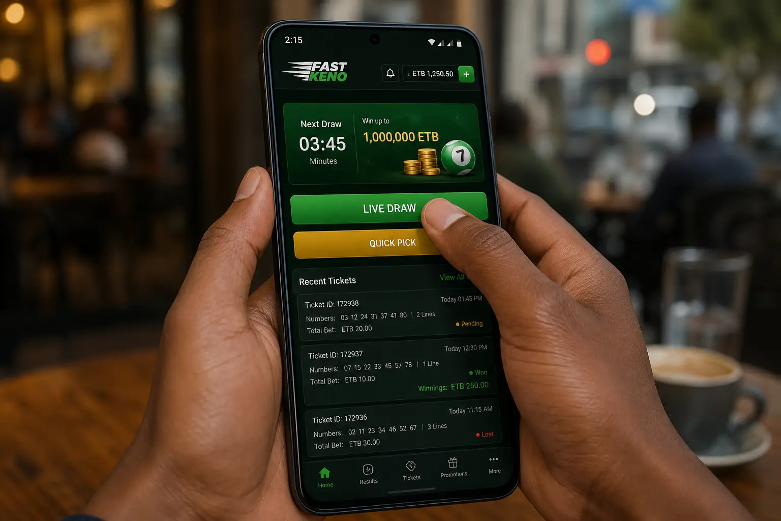 Fast Keno App Experience