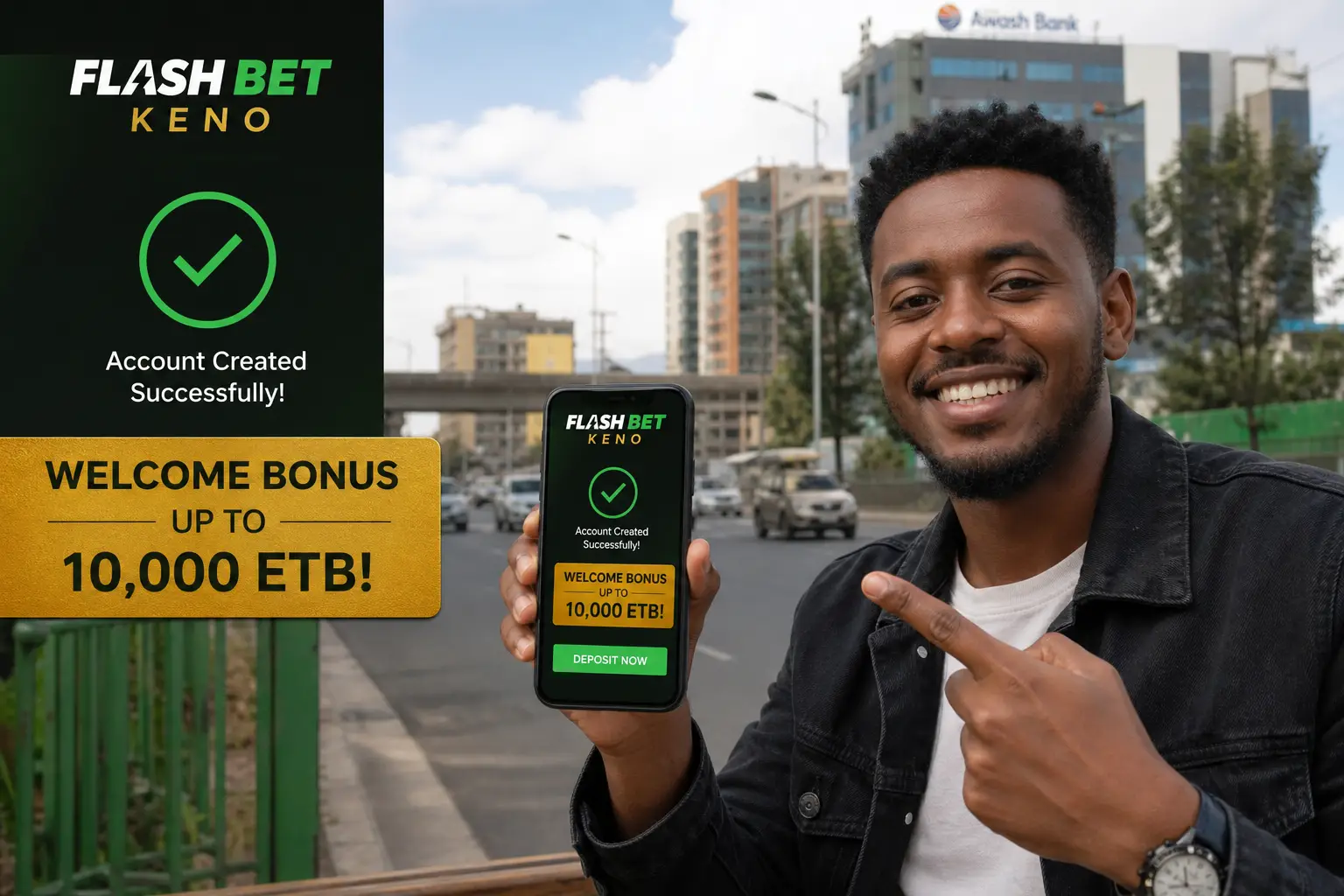 Flash Bet Keno Sign Up Instructions
