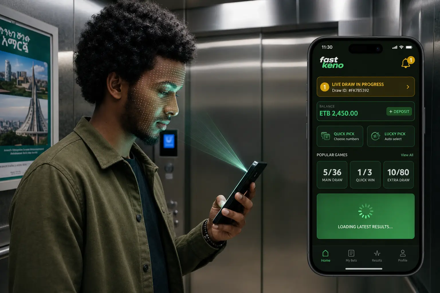 Mobile Fast Keno Ethiopia Login Features