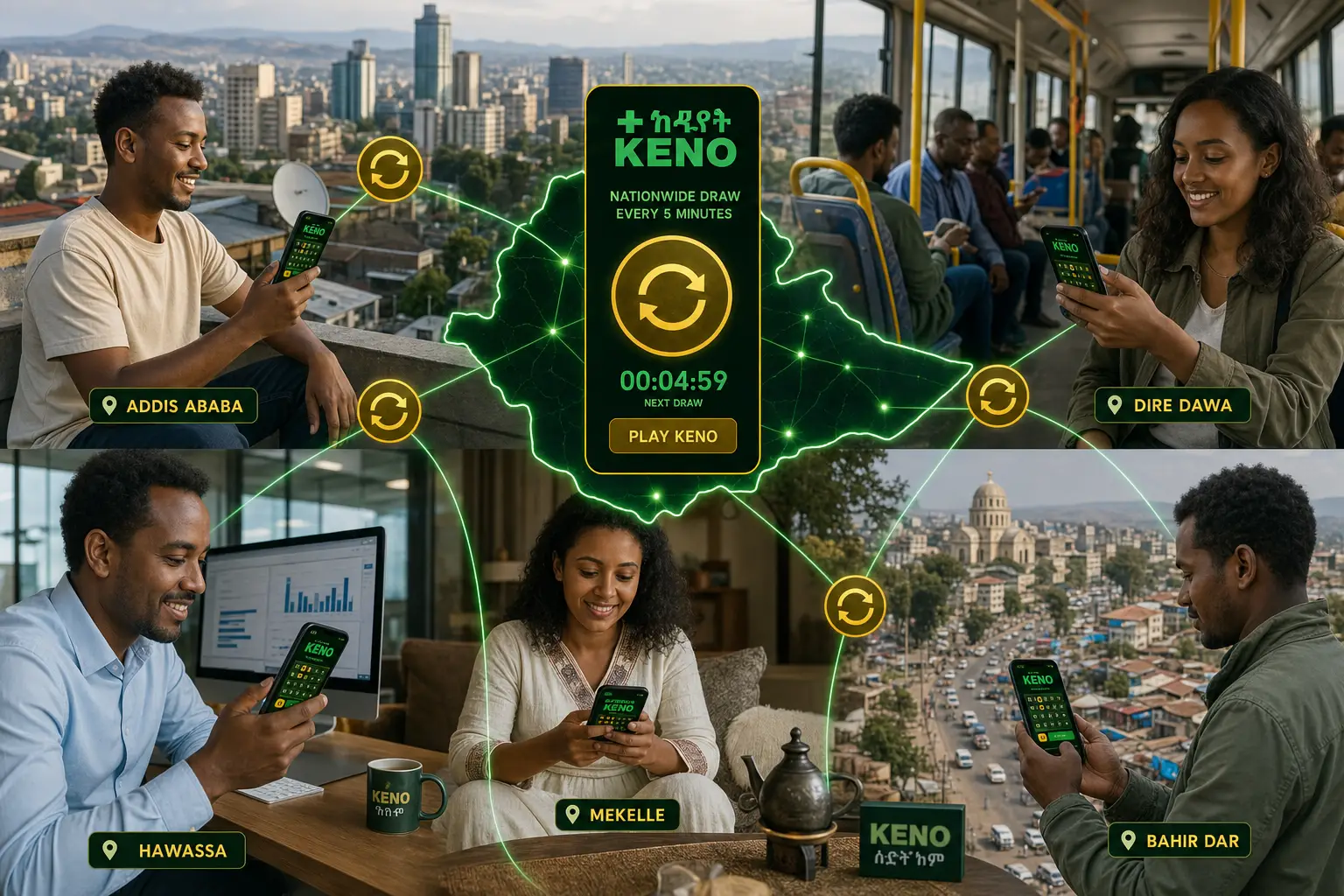 Why Online Keno Is Popular in Ethiopia