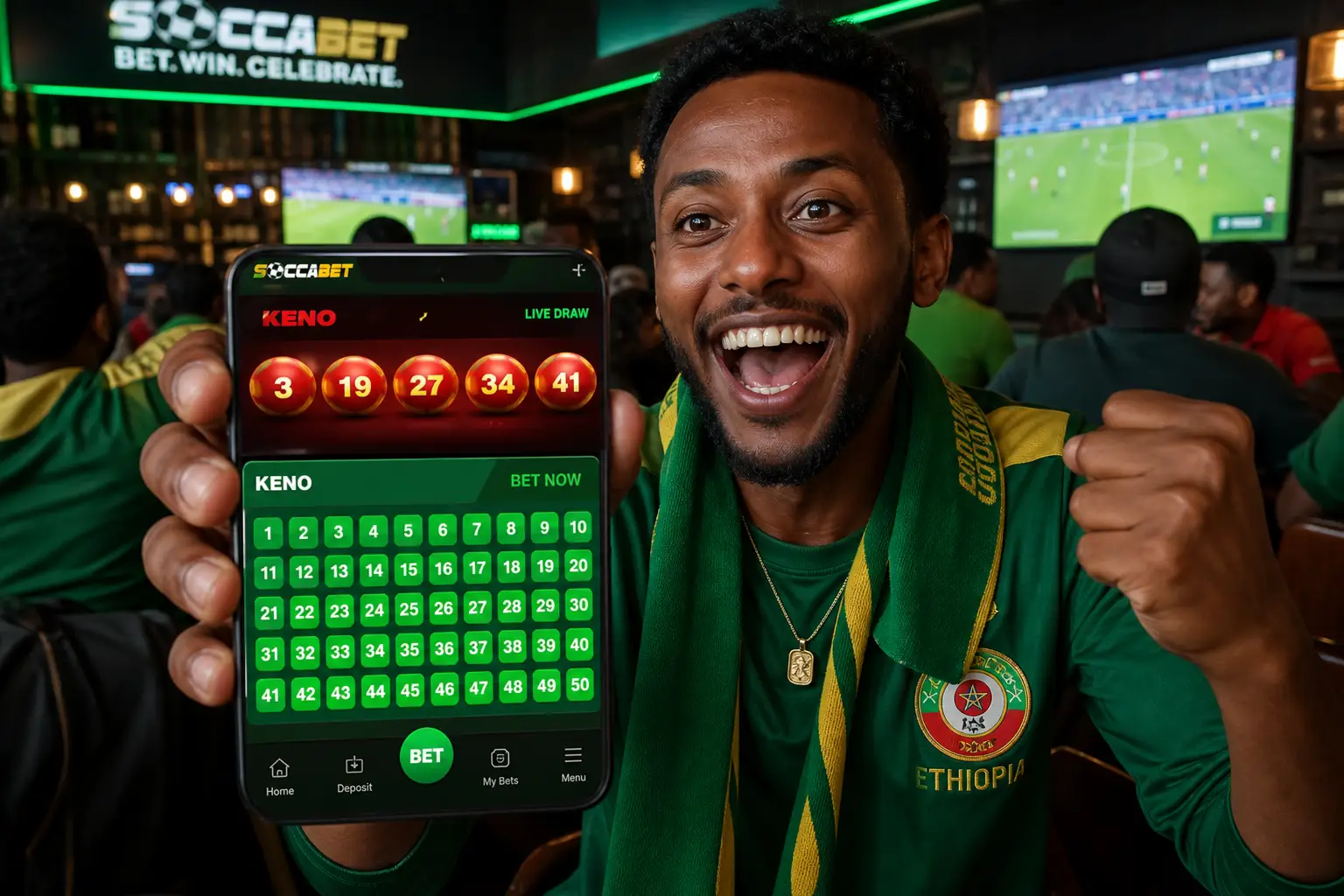 Red Keno Live Betting in Ethiopia