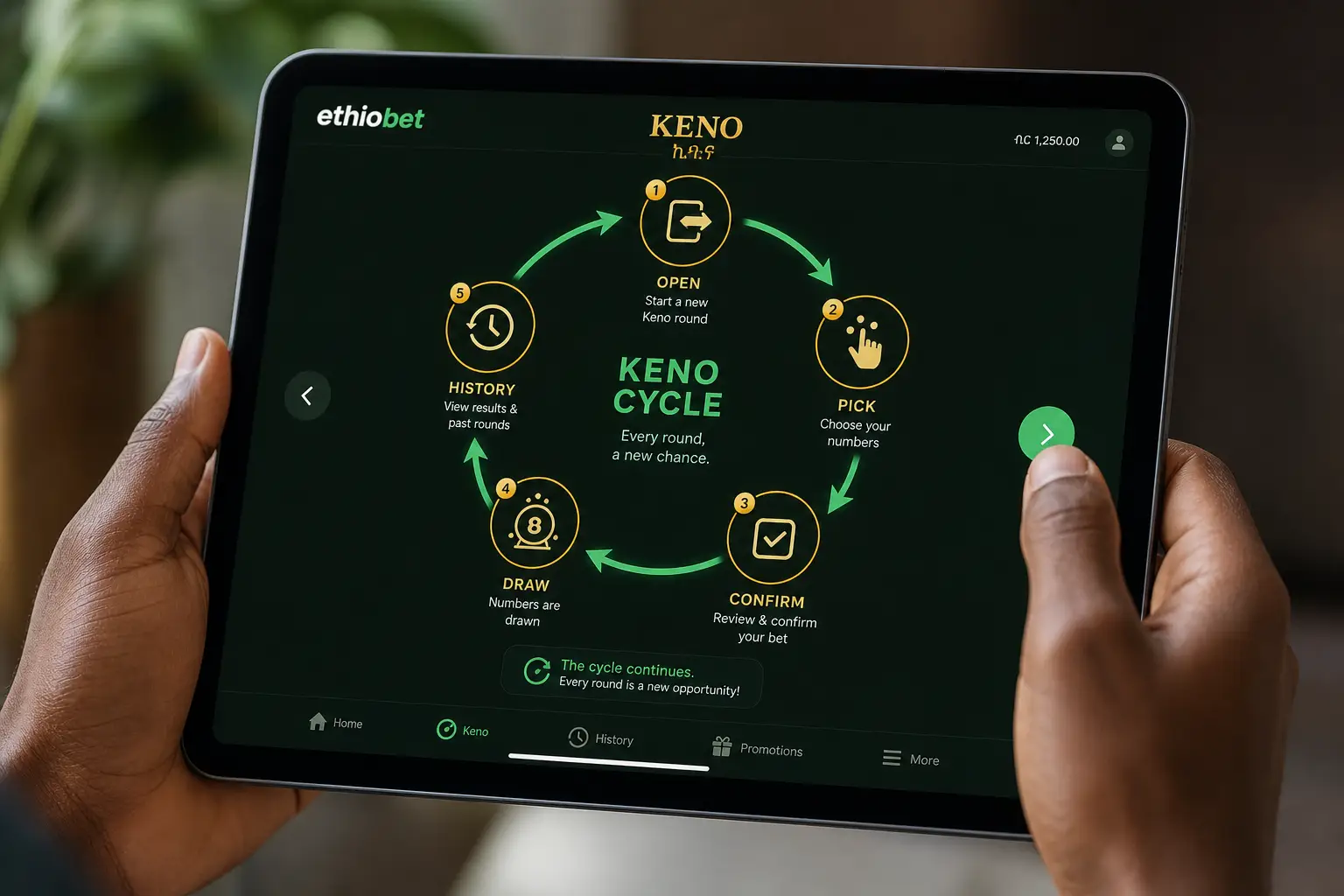 How Virtual Betting Keno Operates