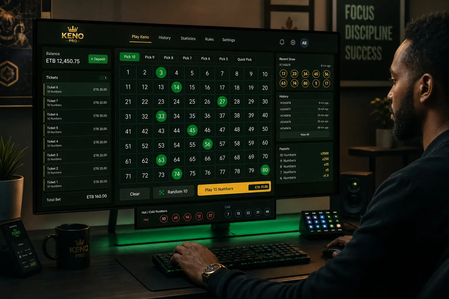 Features of a Modern Keno Virtual Game